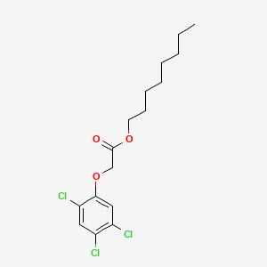 molecular formula C16H21Cl3O3 B1346590 2,4,5-T-1-octyl ester CAS No. 2630-15-1