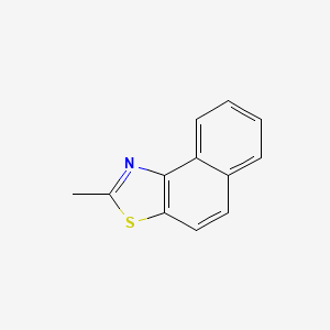 molecular formula C12H9NS B1346592 2-Methylnaphtho[1,2-d]thiazole CAS No. 2682-45-3