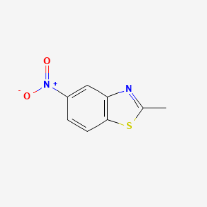 molecular formula C8H6N2O2S B1346598 2-Methyl-5-nitrobenzothiazole CAS No. 2941-66-4