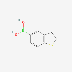 molecular formula C8H9BO2S B13465997 B-(2,3-dihydrobenzo[b]thien-5-yl)boronic acid 