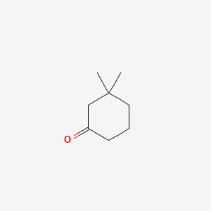 molecular formula C8H14O B1346601 3,3-Dimethylcyclohexanone CAS No. 2979-19-3