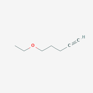 molecular formula C7H12O B13466020 5-Ethoxypent-1-yne CAS No. 88470-17-1