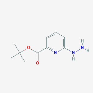 molecular formula C10H15N3O2 B13466108 Tert-butyl 6-hydrazinylpyridine-2-carboxylate 