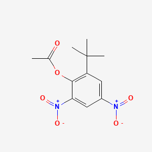 molecular formula C12H14N2O6 B1346614 Dinoterb acetate CAS No. 3204-27-1