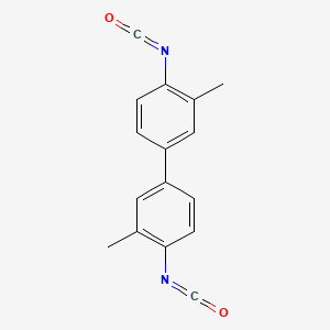 molecular formula C16H12N2O2 B1346616 4,4'-Diisocyanato-3,3'-dimethylbiphenyl CAS No. 91-97-4