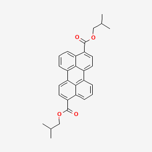 molecular formula C30H28O4 B1346620 Diisobutyl perylene-3,9-dicarboxylate CAS No. 2744-50-5