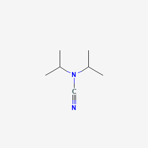 molecular formula C7H14N2 B1346623 Diisopropylcyanamide CAS No. 3085-76-5