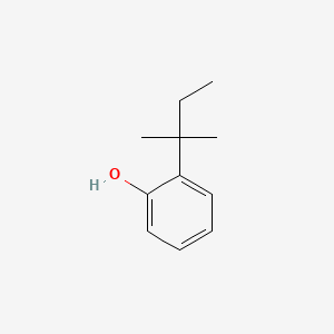 molecular formula C11H16O B1346624 2-tert-Amylphenol CAS No. 3279-27-4
