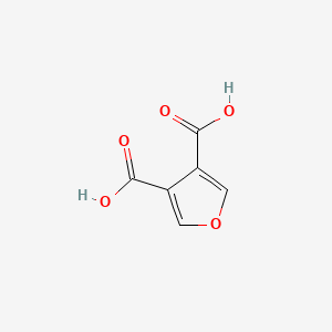 molecular formula C6H4O5 B1346625 3,4-Furandicarboxylic acid CAS No. 3387-26-6