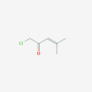 molecular formula C6H9ClO B13466254 3-Penten-2-one, 1-chloro-4-methyl- CAS No. 89641-73-6