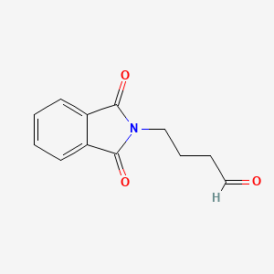 molecular formula C12H11NO3 B1346631 4-(1,3-二氧代异吲哚林-2-基)丁醛 CAS No. 3598-60-5