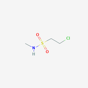 molecular formula C3H8ClNO2S B13466387 2-chloro-N-methylethane-1-sulfonamide 