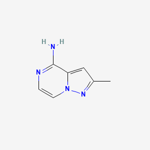 molecular formula C7H8N4 B13466414 2-Methylpyrazolo[1,5-a]pyrazin-4-amine 