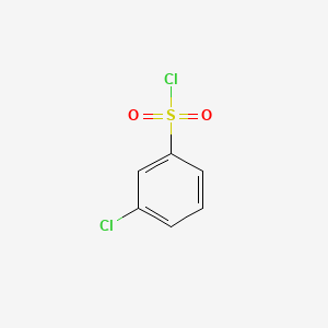 molecular formula C6H4Cl2O2S B1346645 3-Chlorobenzenesulfonyl chloride CAS No. 2888-06-4