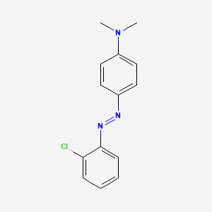 molecular formula C14H14ClN3 B1346649 2'-Chloro-4-dimethylaminoazobenzene CAS No. 3010-47-7