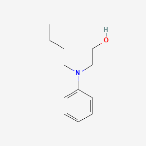 molecular formula C12H19NO B1346650 Ethanol, 2-(butylphenylamino)- CAS No. 3046-94-4