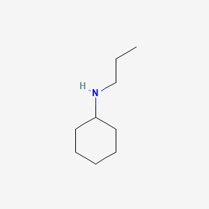 molecular formula C9H19N B1346655 N-Propylcyclohexanamine CAS No. 3592-81-2