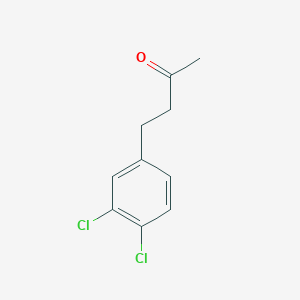 molecular formula C10H10Cl2O B1346664 4-(3,4-Dichlorophenyl)butan-2-one CAS No. 42160-40-7
