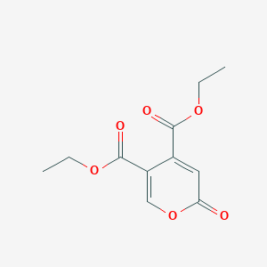 molecular formula C11H12O6 B13466699 Diethyl 2-oxo-2H-pyran-4,5-dicarboxylate CAS No. 101967-99-1