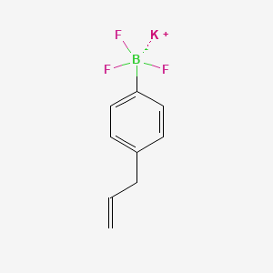 molecular formula C9H9BF3K B13466748 Potassium (4-allylphenyl)trifluoroborate 