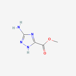 molecular formula C4H6N4O2 B1346684 Methyl 5-amino-1H-1,2,4-triazole-3-carboxylate CAS No. 3641-14-3