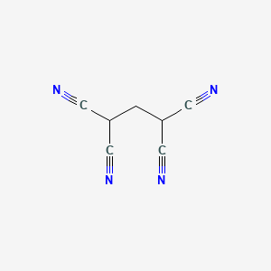 molecular formula C7H4N4 B1346686 1,1,3,3-Propanetetracarbonitrile CAS No. 3695-98-5