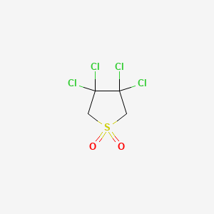 molecular formula C4H4Cl4O2S B1346688 3,3,4,4-Tetrachlorotetrahydrothiophene 1,1-dioxide CAS No. 3737-41-5