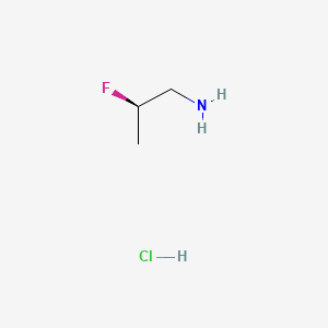 molecular formula C3H9ClFN B13466970 (2R)-2-fluoropropan-1-amine hydrochloride 