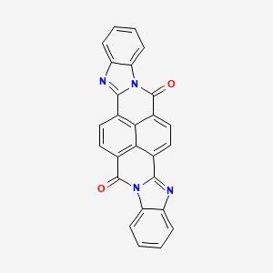molecular formula C26H12N4O2 B1346700 C.I. Pigment Orange 43 CAS No. 4424-06-0