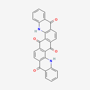 molecular formula C28H14N2O4 B1346701 苯并[1,2-c:4,5-c']二啶-6,9,15,18(5h,14h)-四酮 CAS No. 4424-87-7