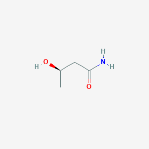 molecular formula C4H9NO2 B13467036 (3R)-3-hydroxybutanamide 