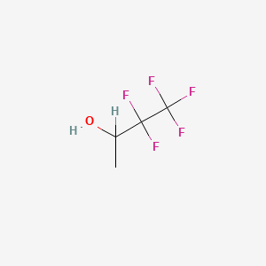 molecular formula C4H5F5O B1346712 3,3,4,4,4-Pentafluorobutan-2-ol CAS No. 374-40-3