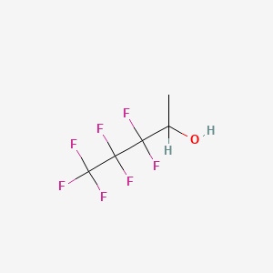 molecular formula C5H5F7O B1346713 3,3,4,4,5,5,5-Heptafluoropentan-2-ol CAS No. 375-14-4