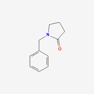 molecular formula C11H13NO B1346716 1-Benzyl-2-pyrrolidinone CAS No. 5291-77-0