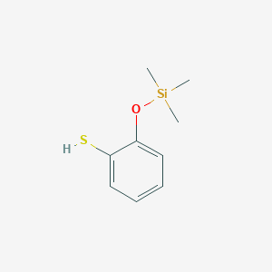 molecular formula C9H14OSSi B13467241 2-[(Trimethylsilyl)oxy]benzene-1-thiol CAS No. 58952-72-0