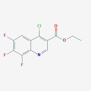 Ethyl 4-chloro-6,7,8-trifluoroquinoline-3-carboxylate