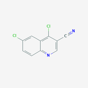 molecular formula C10H4Cl2N2 B1346746 4,6-Dichloroquinoline-3-carbonitrile CAS No. 936498-04-3