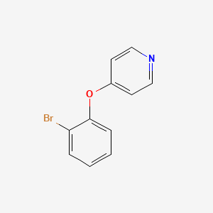 B1346772 4-(2-Bromophenoxy)pyridine CAS No. 33399-23-4