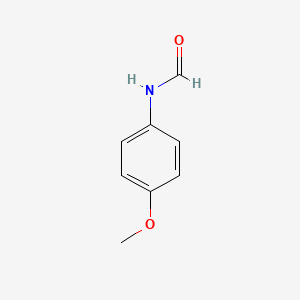 molecular formula C8H9NO2 B1346782 N-(4-Methoxyphenyl)formamide CAS No. 5470-34-8