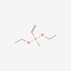 molecular formula C7H16O2Si B1346783 Diethoxy(methyl)vinylsilane CAS No. 5507-44-8