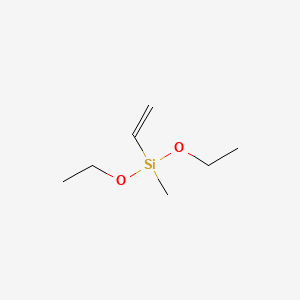 molecular formula C7H16O2Si B1346783 Diethoxymethylvinylsilane CAS No. 5507-44-8