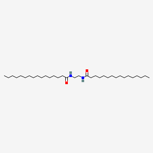 molecular formula C34H68N2O2 B1346784 Hexadecanamide, N,N'-1,2-ethanediylbis- CAS No. 5518-18-3
