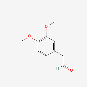 B1346789 2-(3,4-Dimethoxyphenyl)acetaldehyde CAS No. 5703-21-9
