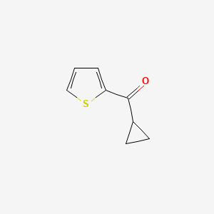 molecular formula C8H8OS B1346800 Cyclopropyl 2-thienyl ketone CAS No. 6193-47-1