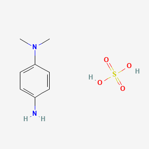 molecular formula C8H14N2O4S B1346801 N,N-Dimethyl-p-phenylenediamine sulfate CAS No. 536-47-0
