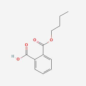 molecular formula C12H14O4 B1346805 Monobutyl phthalate CAS No. 34-74-2