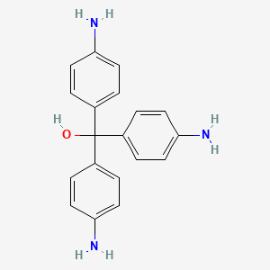 molecular formula C19H19N3O B1346810 Pararosaniline CAS No. 467-62-9