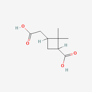 molecular formula C9H14O4 B1346811 松香酸 CAS No. 473-73-4