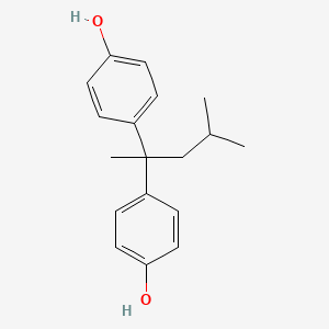 molecular formula C18H22O2 B1346820 4,4'-(4-Methylpentane-2,2-diyl)diphenol CAS No. 6807-17-6