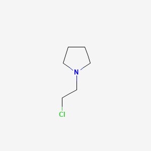 molecular formula C6H12ClN B1346828 1-(2-Chloroethyl)pyrrolidine CAS No. 5050-41-9